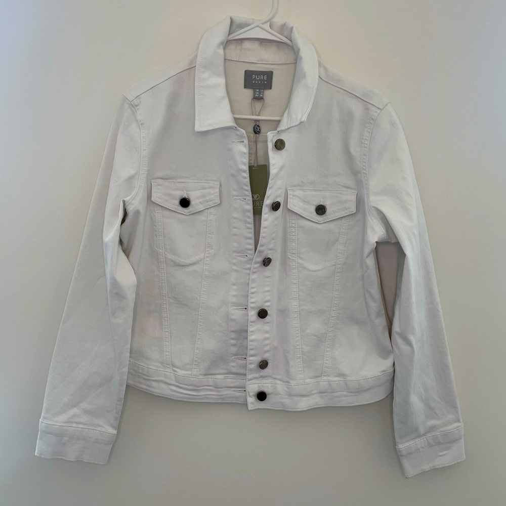 White Denim Jacket